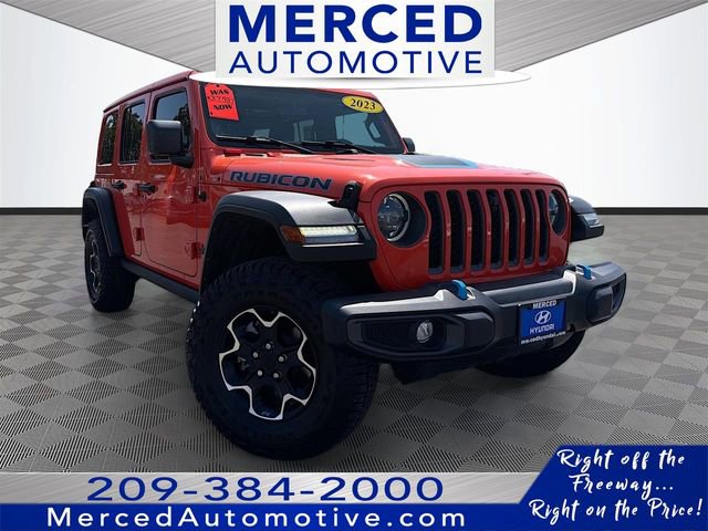 Used 2023 Jeep Wrangler Unlimited Rubicon 4xe AWD/4WD image 1
