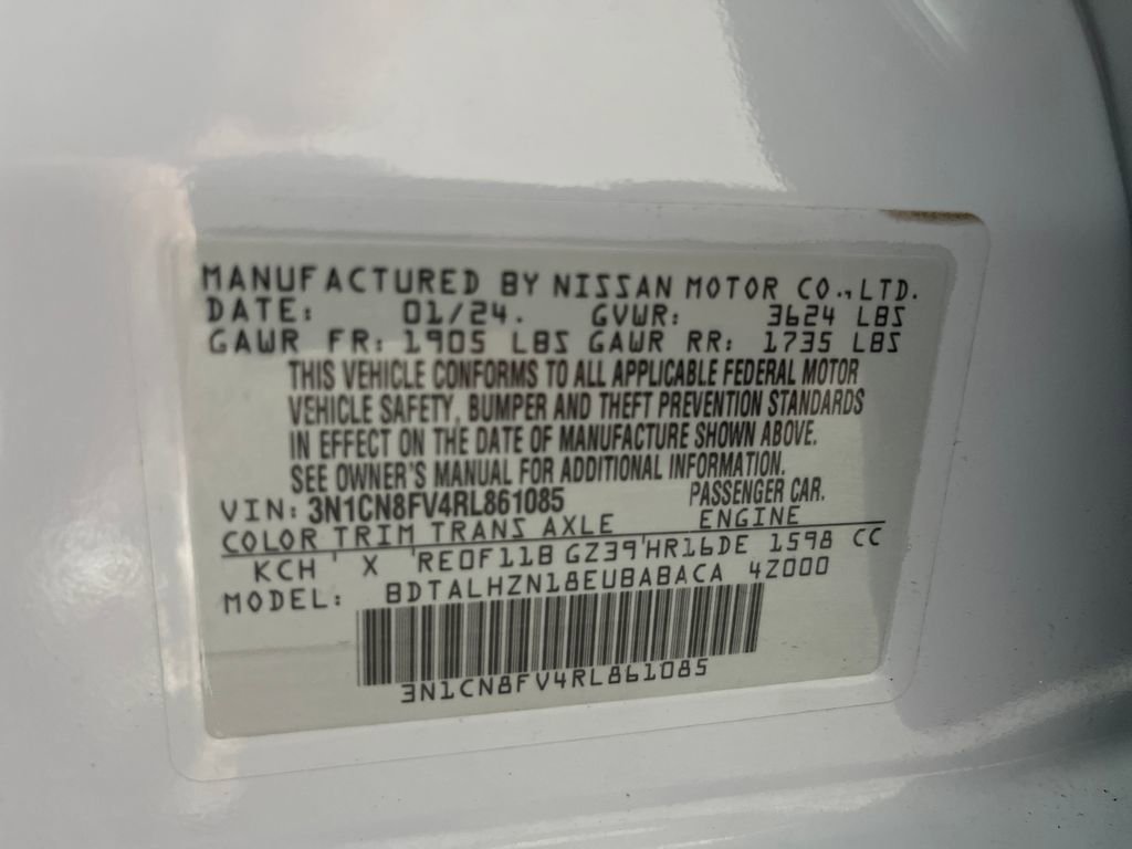 Used 2024 Nissan Versa SR w/ Trunk Package image 82