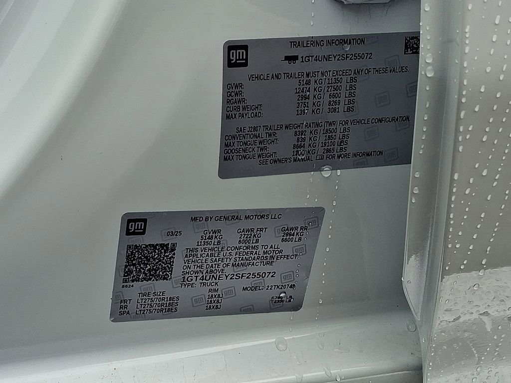 New 2025 GMC Sierra 2500 SLT w/ SLT Premium Package image 19