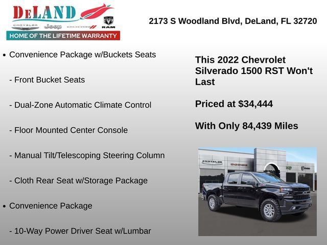 Used 2022 Chevrolet Silverado 1500 RST w/ Z71 Off-Road Package AWD/4WD image 36