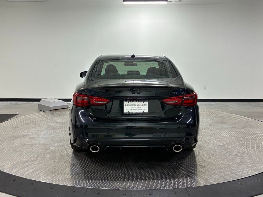Used 2024 INFINITI Q50 Red Sport 400 w/ Black Opal Edition RWD image 6