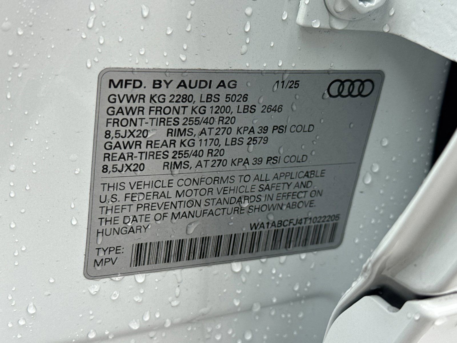 New 2026 Audi Q3 quattro 2.0T image 25