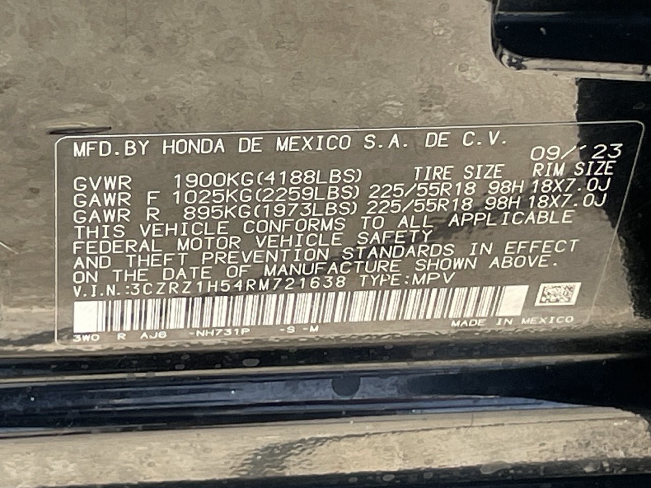 Used 2024 Honda HR-V Sport image 28