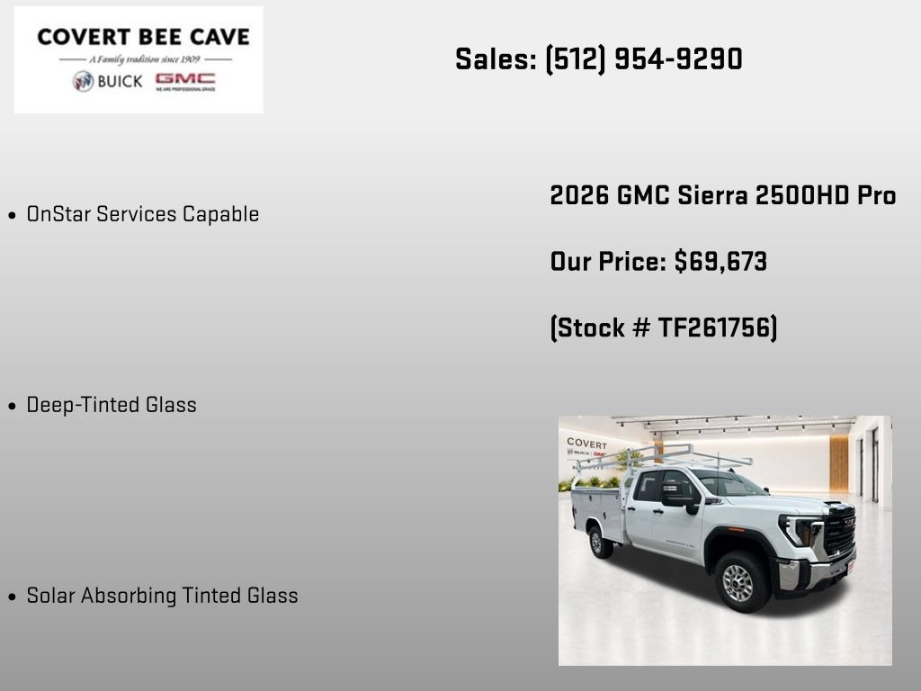 New 2026 GMC Sierra 2500 Pro w/ Convenience Package RWD image 27