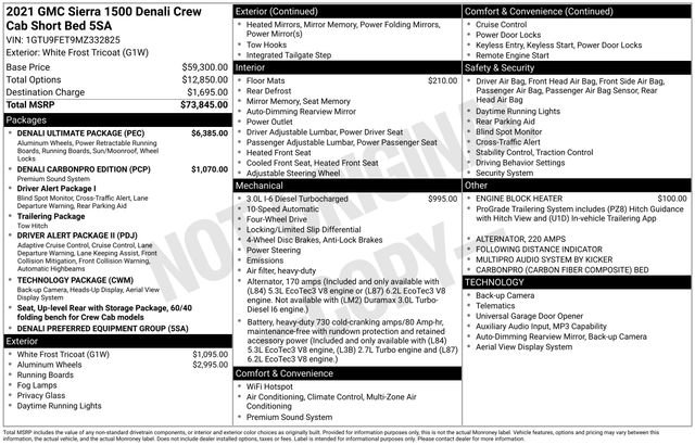 Used 2021 GMC Sierra 1500 Denali w/ Denali Ultimate Package image 43