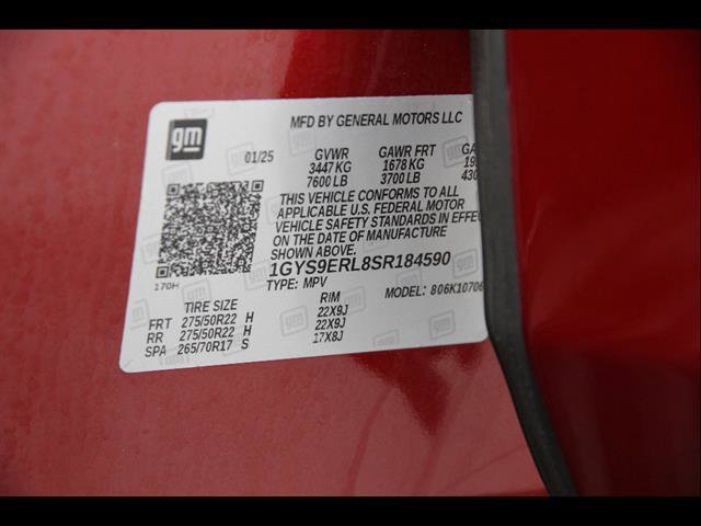 Certified 2025 Cadillac Escalade Sport w/ LPO, ONYX Package AWD/4WD image 25