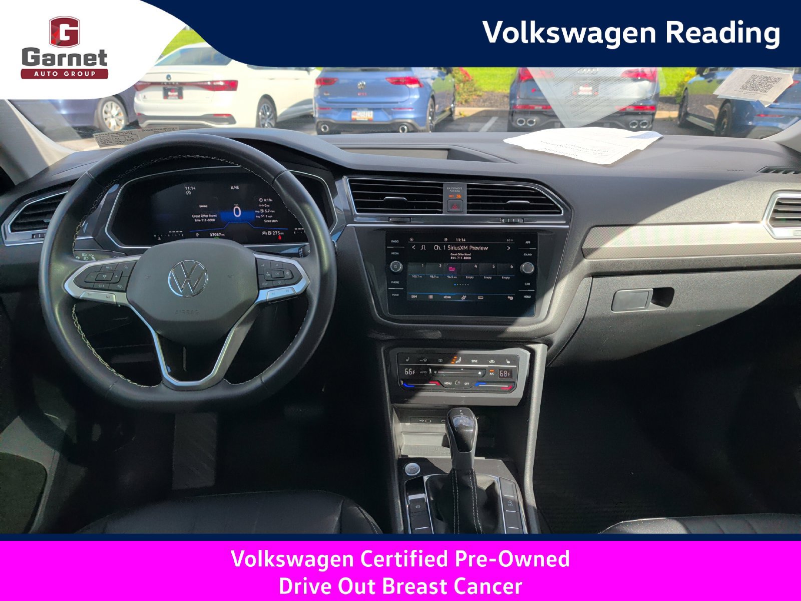 Certified 2023 Volkswagen Tiguan SE w/ Panoramic Sunroof Package FWD image 14