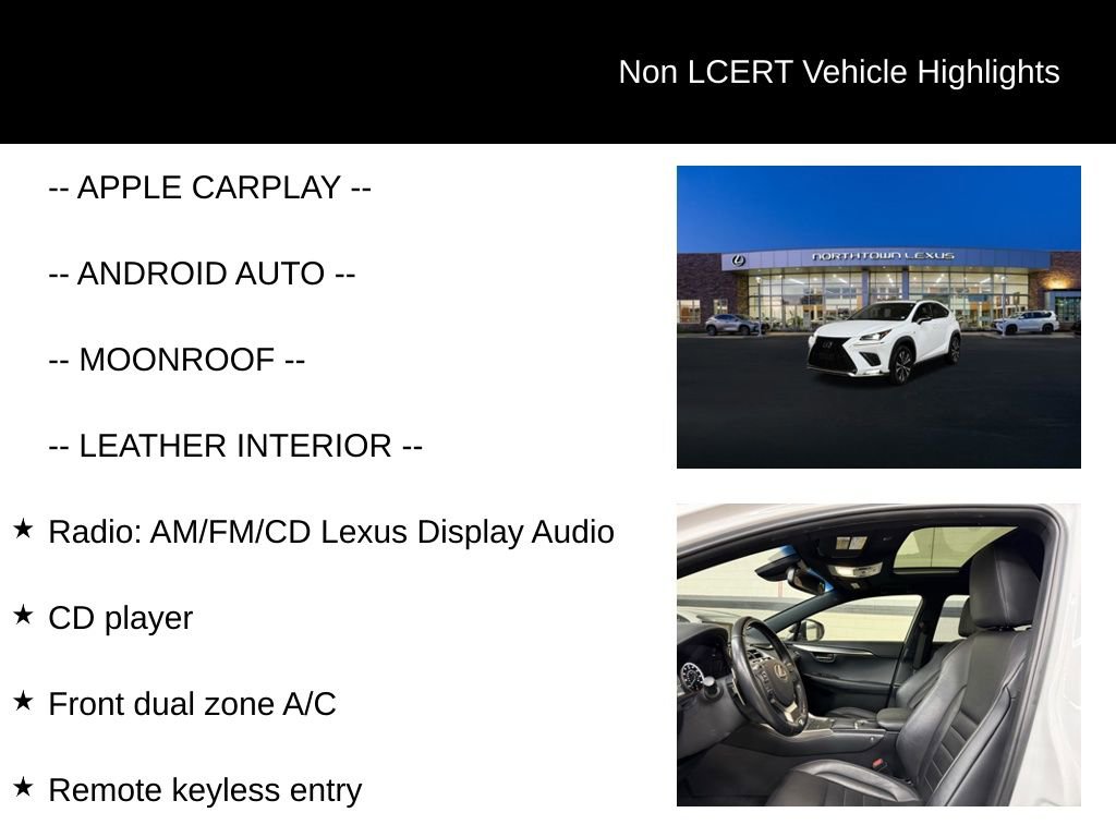 Used 2019 Lexus NX 300 F Sport w/ F Sport Comfort Package image 29