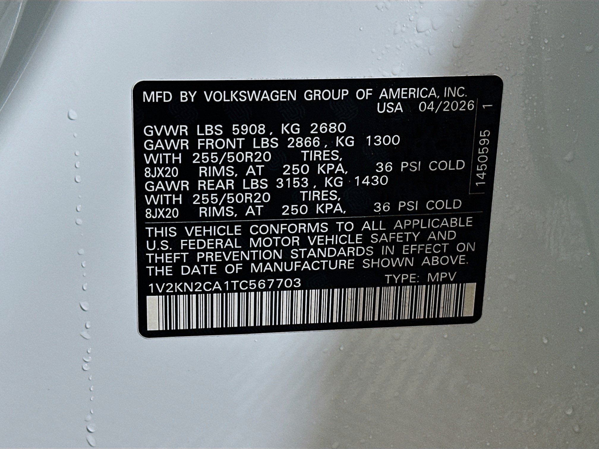 New 2026 Volkswagen Atlas SE AWD/4WD image 32
