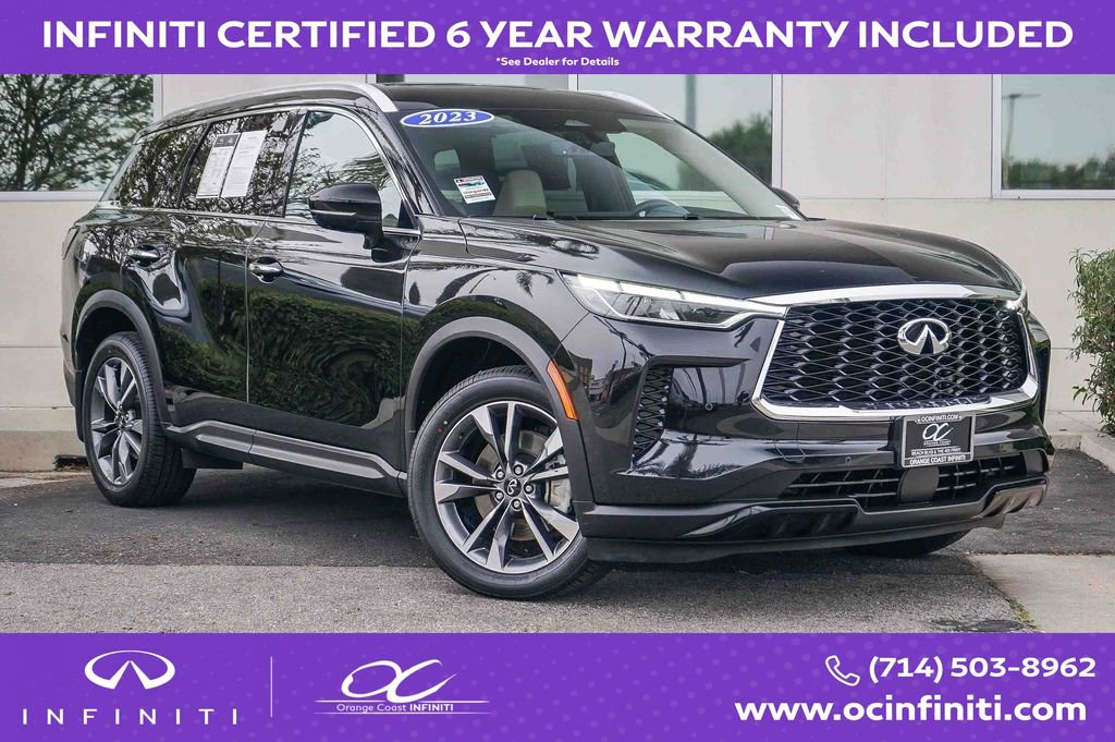 Certified 2023 INFINITI QX60 Luxe w/ Cargo Package image 1