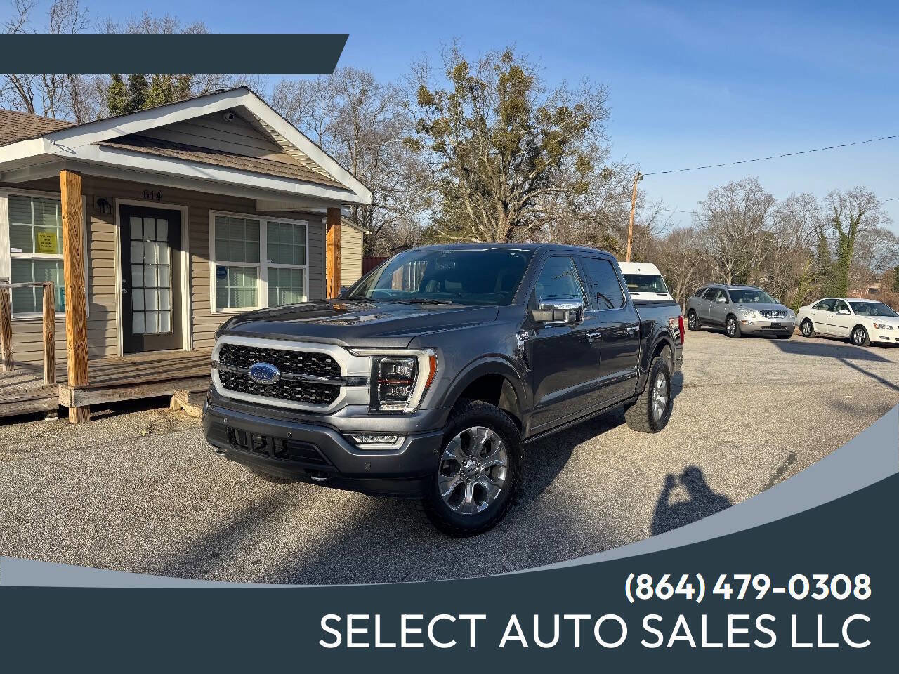 Used 2021 Ford F150 Platinum w/ Equipment Group 701A High image 1