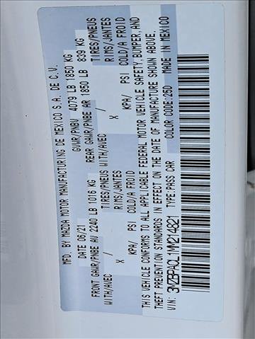 Used 2021 MAZDA MAZDA3 s image 22