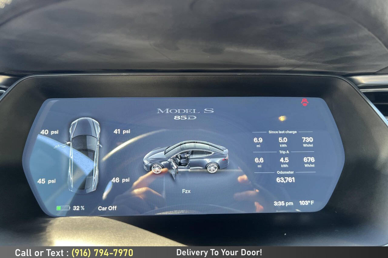 Used 2015 Tesla Model S 85D AWD/4WD image 20