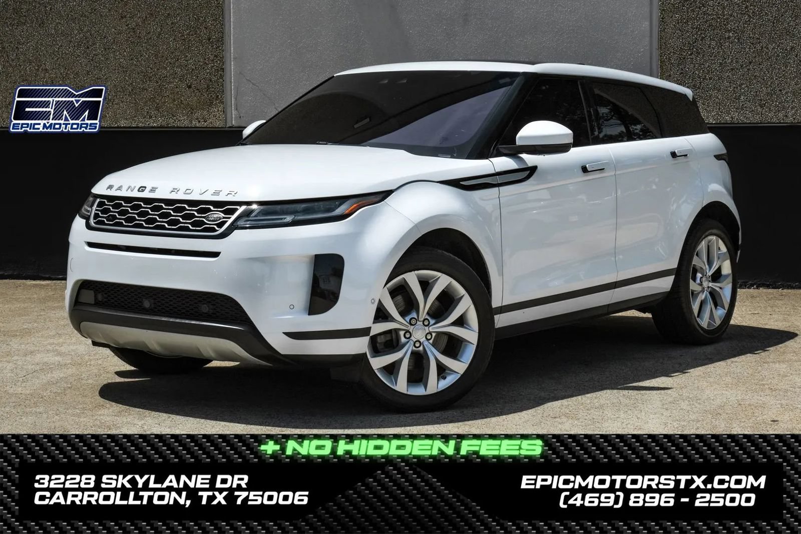 Used 2020 Land Rover Range Rover Evoque SE