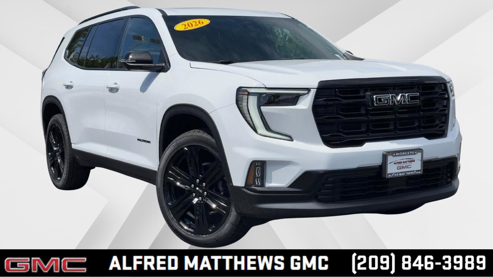 New 2026 GMC Acadia Elevation w/ Super Cruise Package