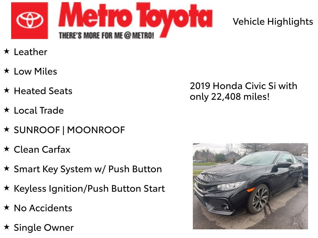 Used 2019 Honda Civic Si image 7