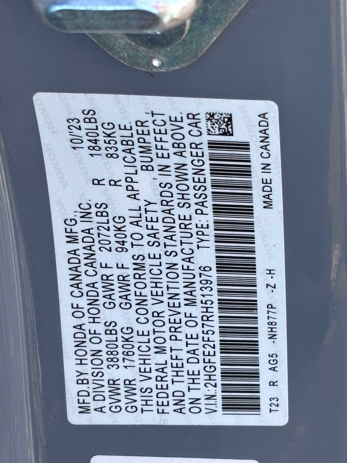 Certified 2024 Honda Civic Sport image 35