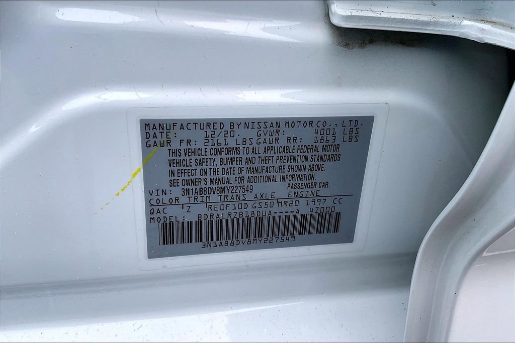 Used 2021 Nissan Sentra SR FWD image 34
