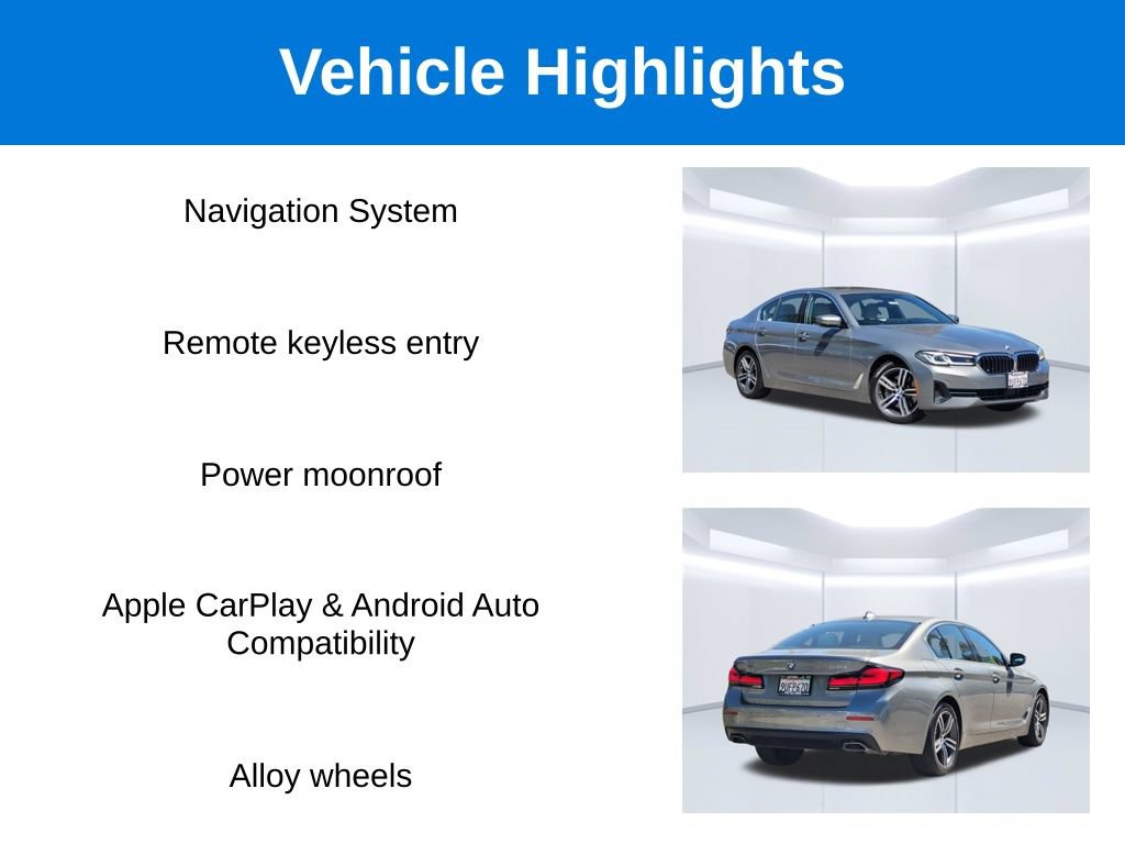 Used 2023 BMW 530i xDrive w/ Premium Package AWD/4WD video 2