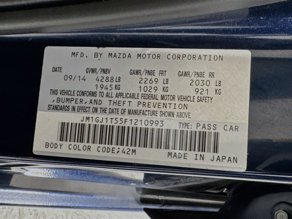 Used 2015 MAZDA MAZDA6 Touring w/ Touring Technology Package FWD image 22