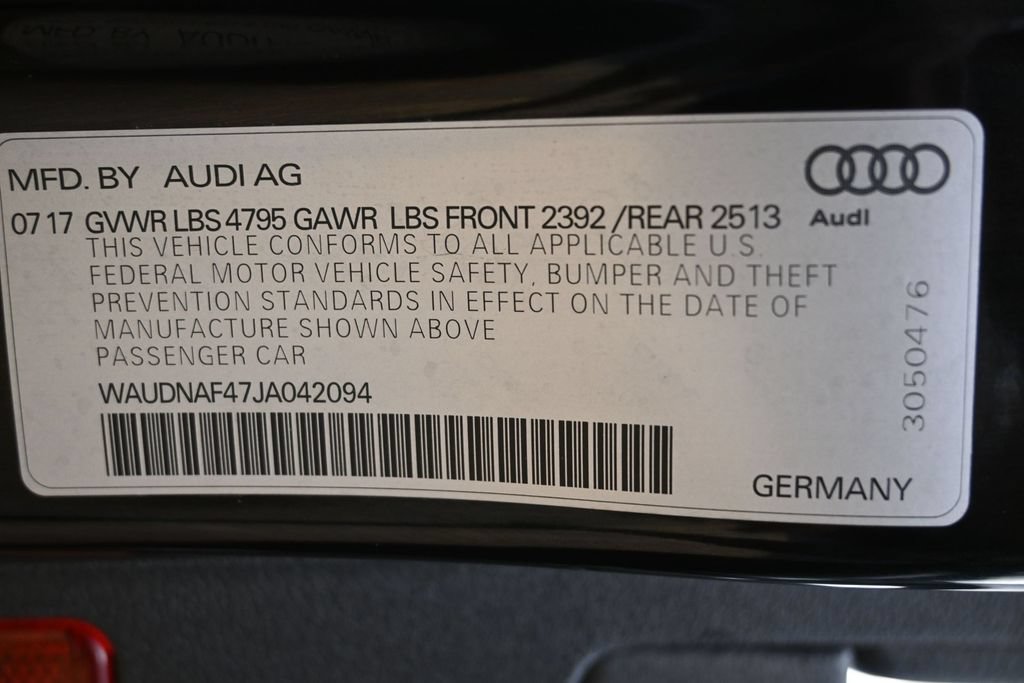 Used 2018 Audi A4 2.0T Premium w/ Convenience Package AWD/4WD image 6