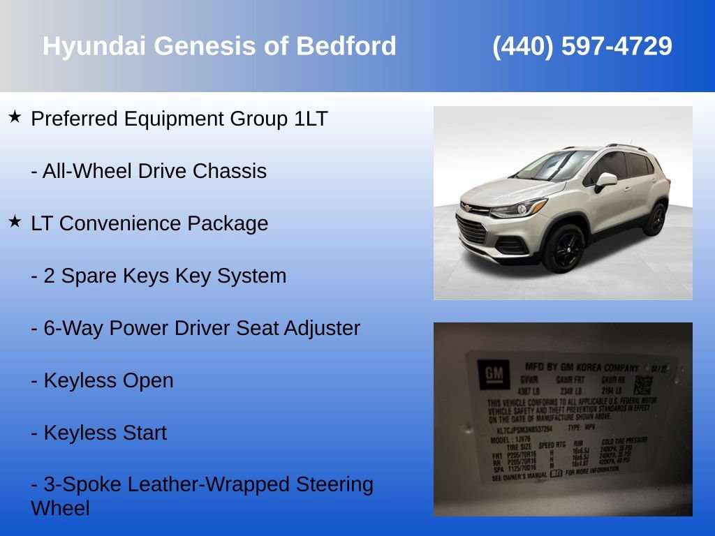Used 2022 Chevrolet Trax LT w/ LT Convenience Package AWD/4WD image 7
