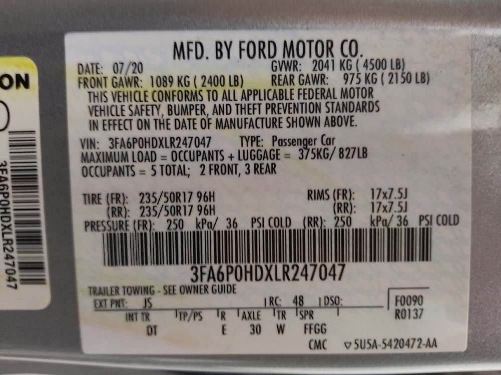 Used 2020 Ford Fusion SE image 33