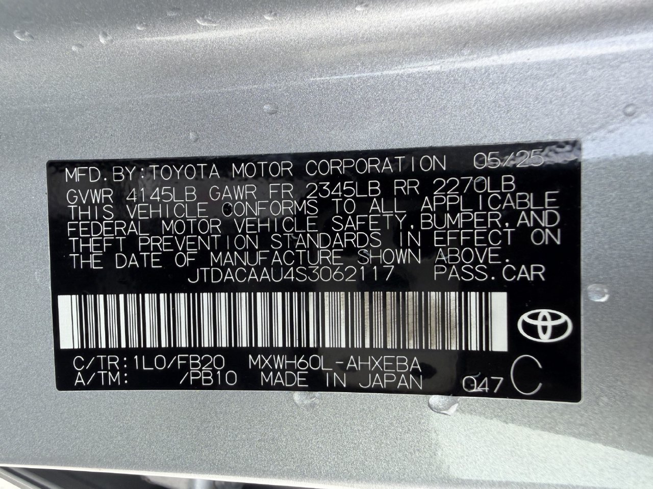 Used 2025 Toyota Prius LE FWD image 27