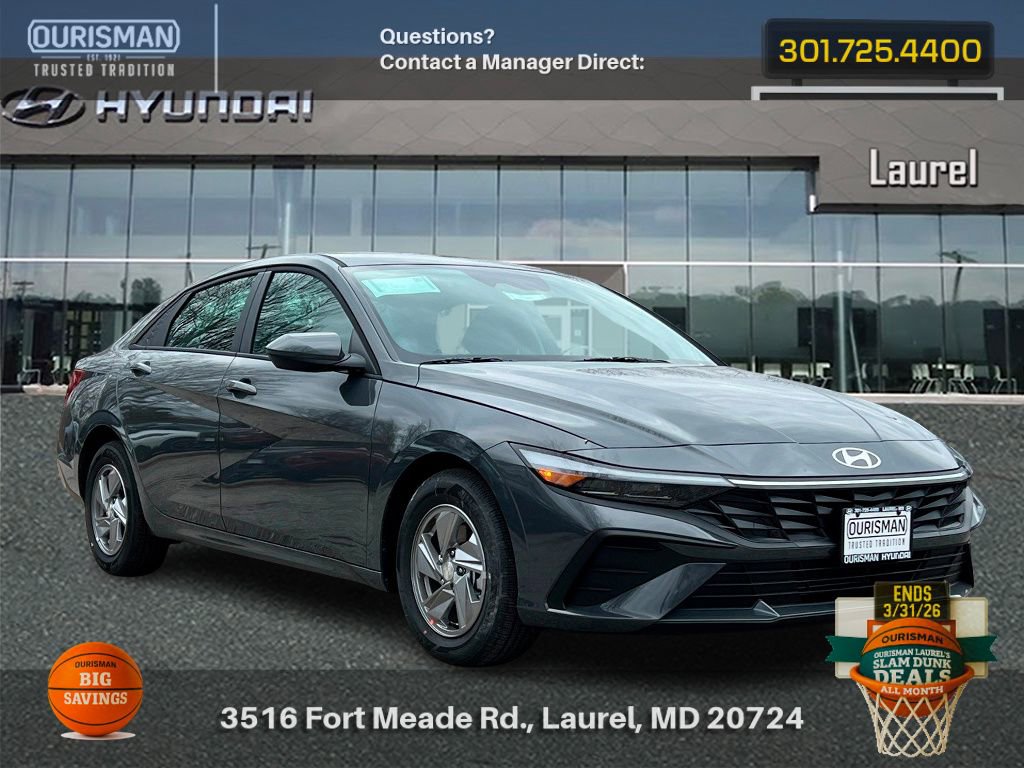 New 2026 Hyundai Elantra SE w/ Cargo Package