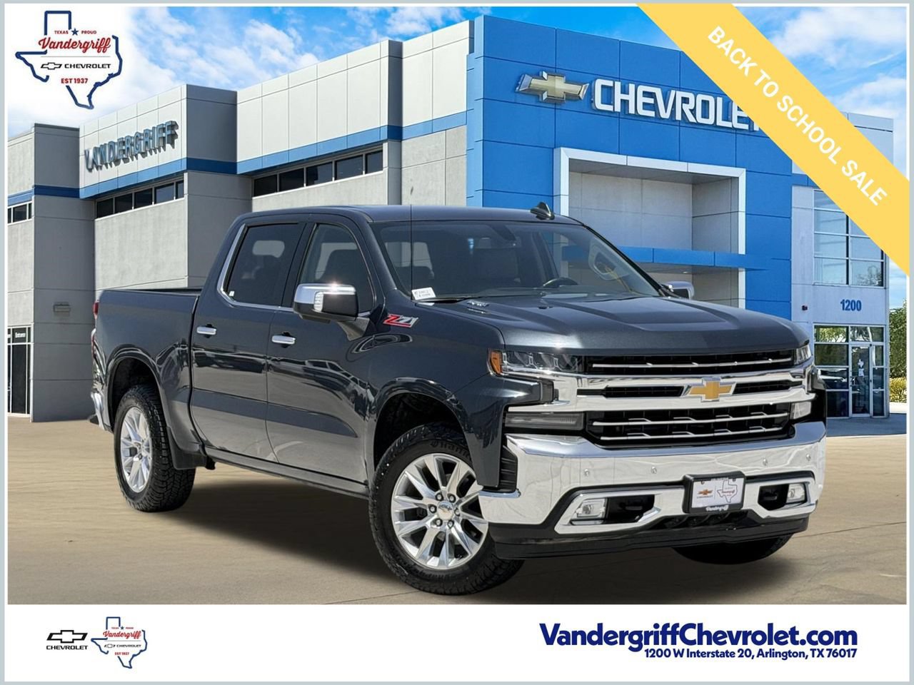 Certified 2021 Chevrolet Silverado 1500 LTZ w/ Z71 Off-Road Package AWD/4WD image 1