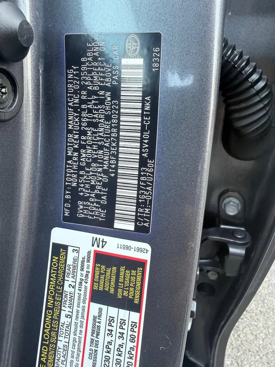 Used 2011 Toyota Camry LE w/ LE Extra-Value Pkg FWD image 26
