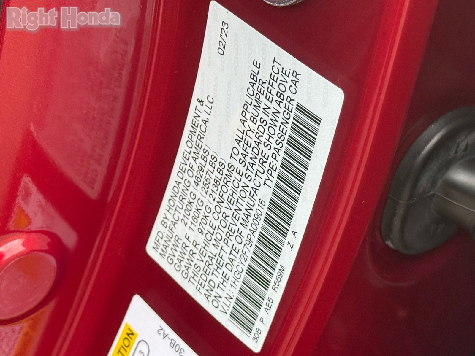 Certified 2023 Honda Accord Sport image 34