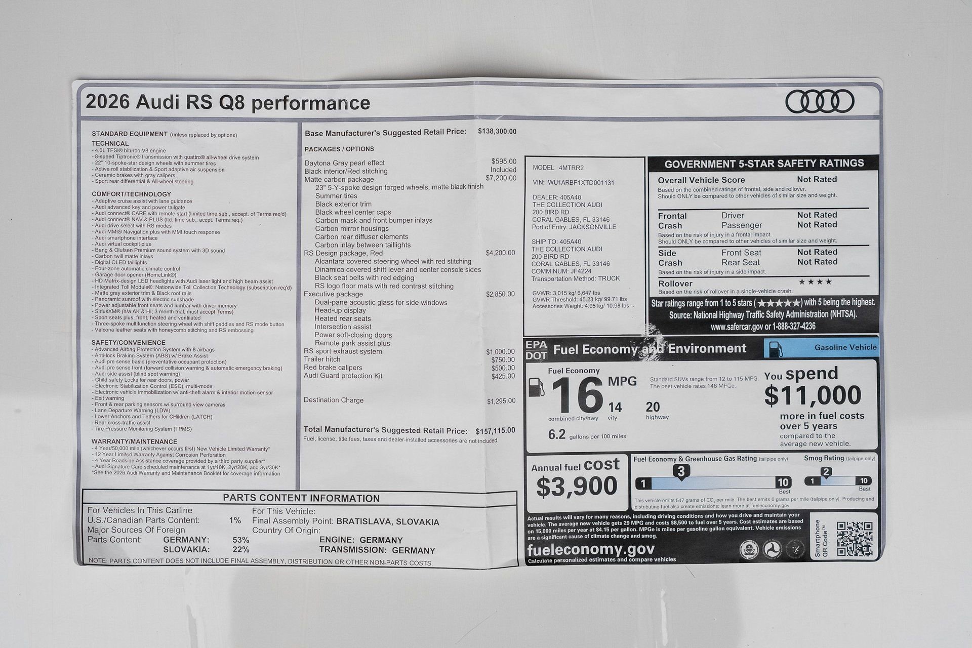 Used 2026 Audi RS Q8 performance image 82