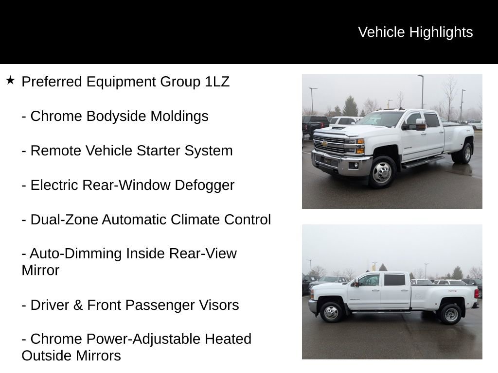 Used 2017 Chevrolet Silverado 3500 LTZ w/ Duramax Plus Package image 11