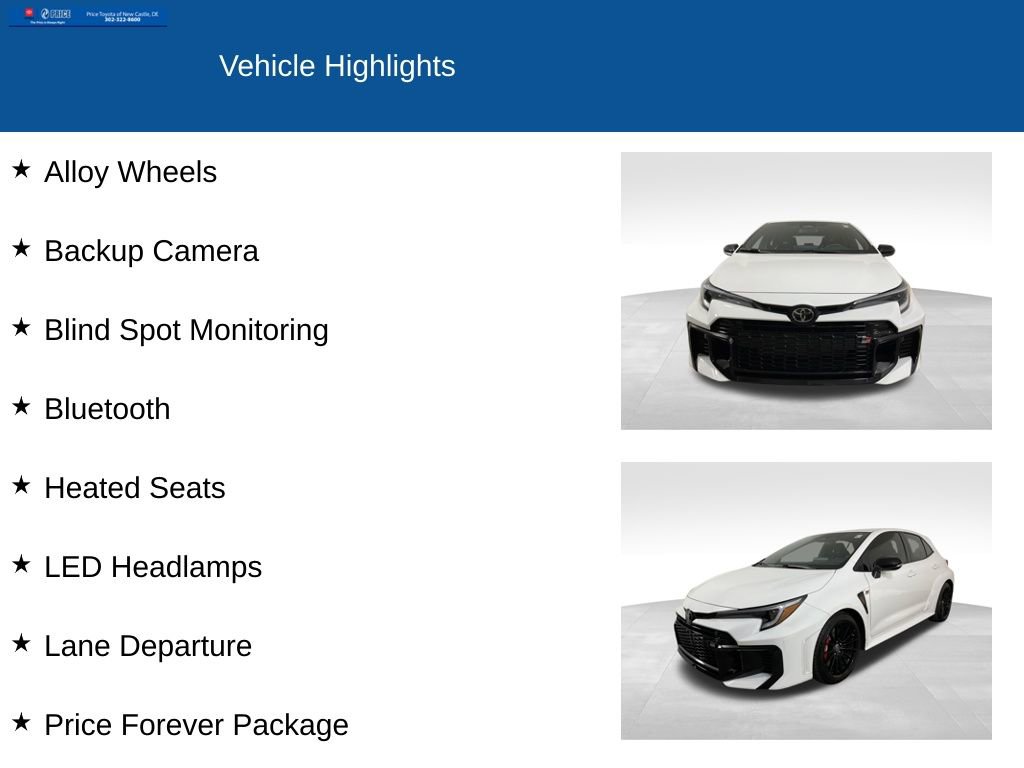 Used 2025 Toyota Corolla GR AWD/4WD image 2