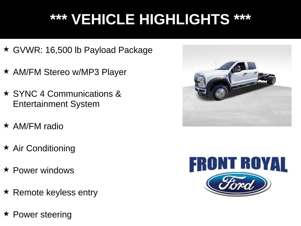 New 2024 Ford F450 XL w/ Snow Plow Prep Package image 6