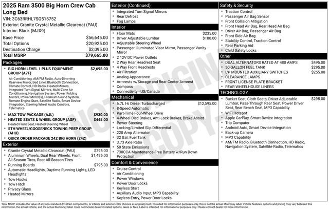 Used 2025 RAM 3500 Big Horn image 9