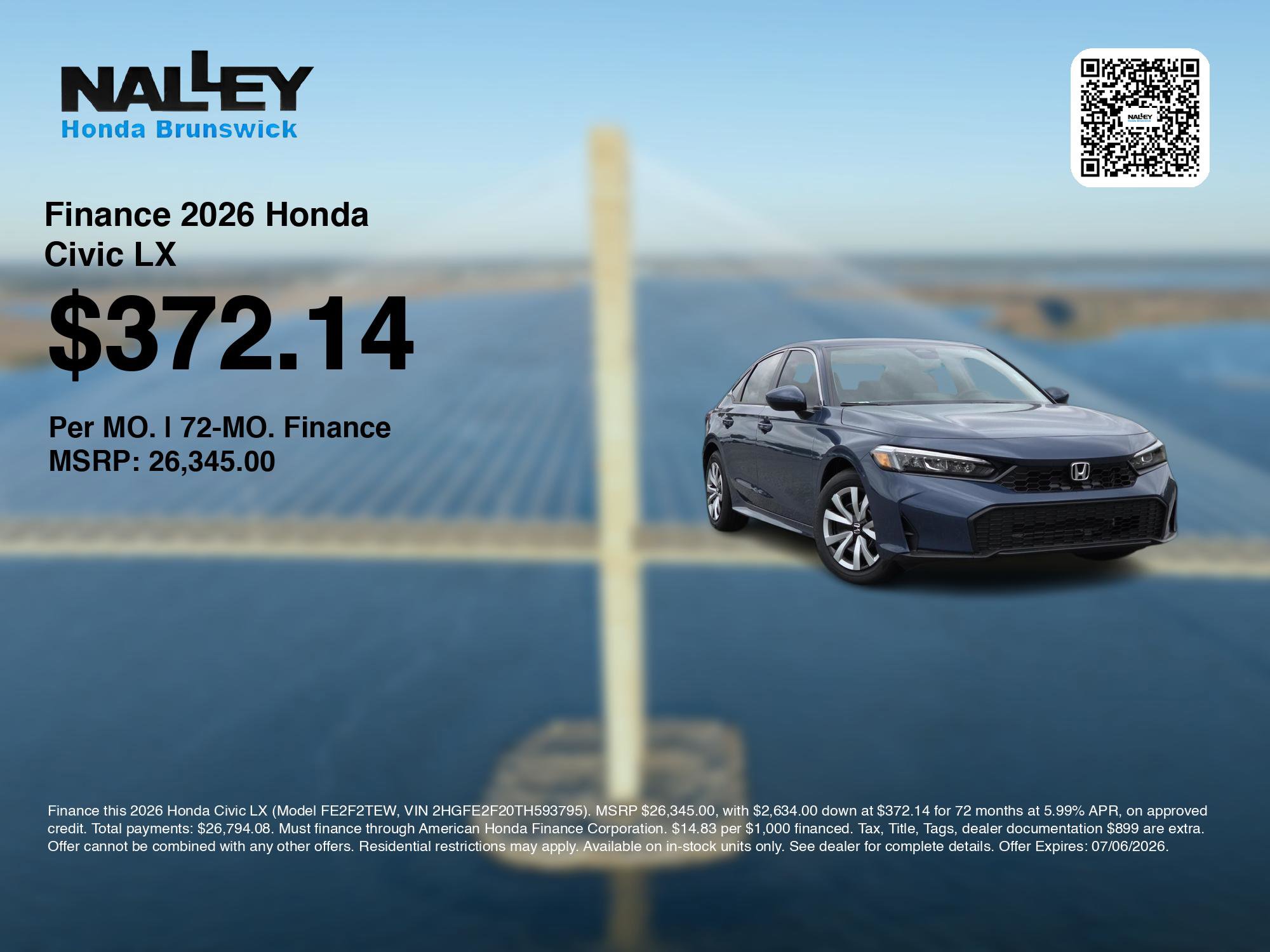 New 2026 Honda Civic LX image 7