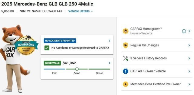 Certified 2025 Mercedes-Benz GLB 250 4MATIC image 3