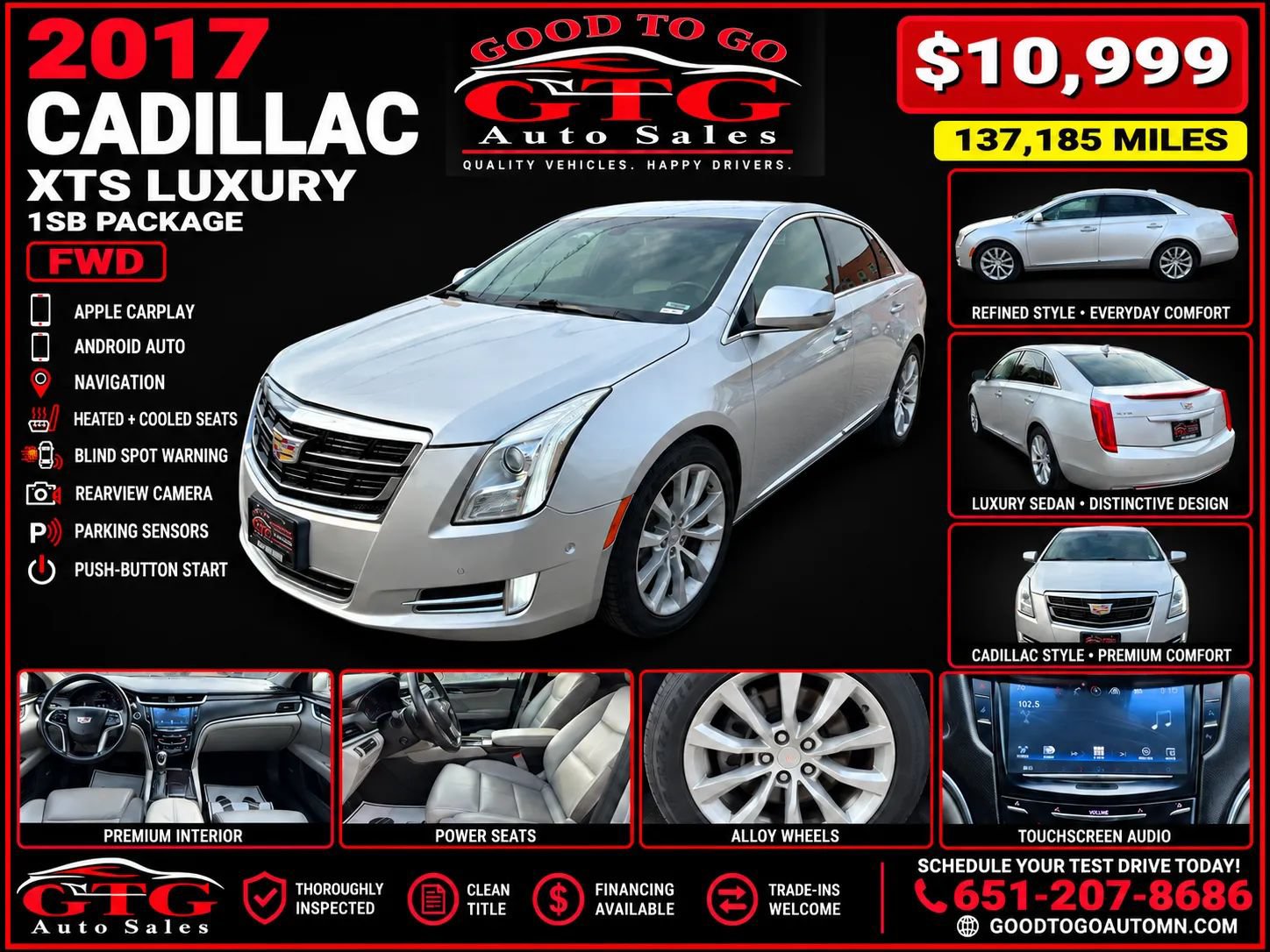 Used 2017 Cadillac XTS Luxury FWD image 1
