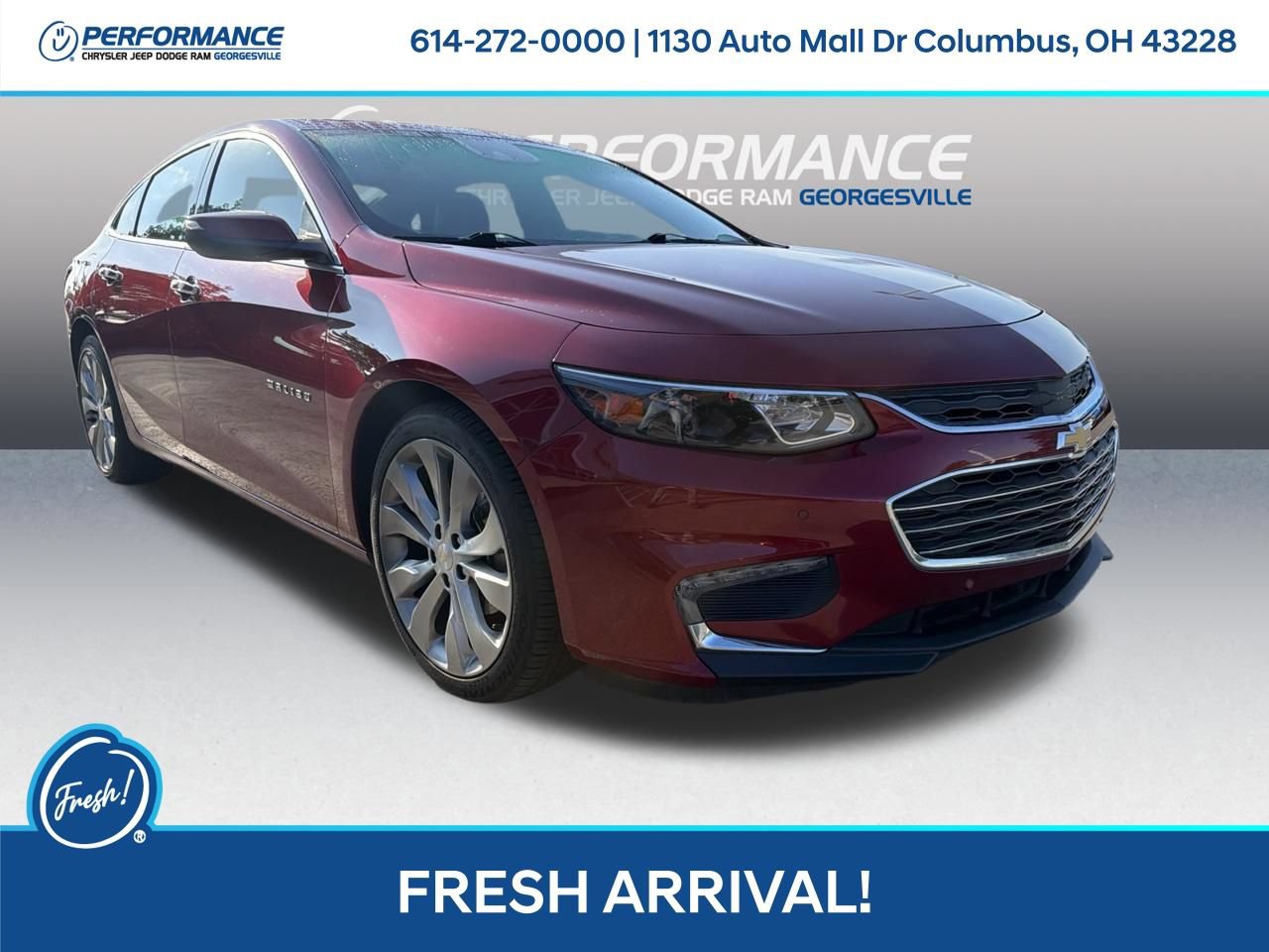 Used 2017 Chevrolet Malibu Premier w/ Premier Sun and Wheel Package FWD image 1
