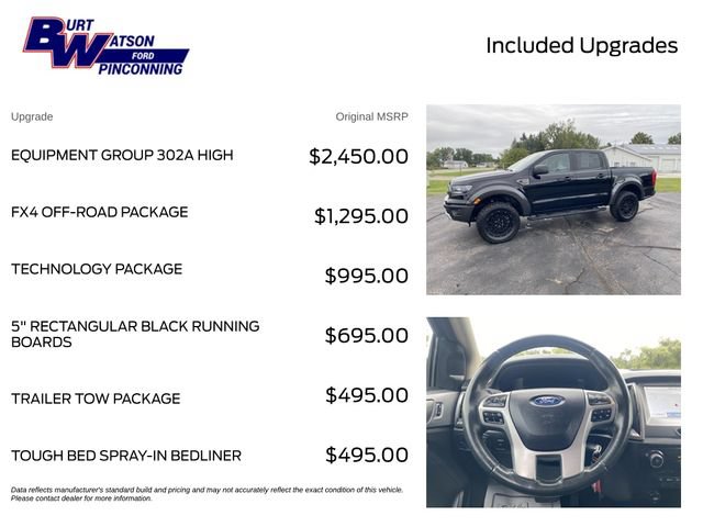 Used 2022 Ford Ranger XLT w/ Equipment Group 302A High AWD/4WD image 4
