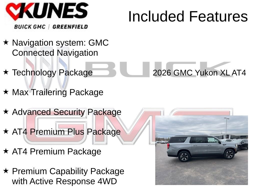 New 2026 GMC Yukon XL AT4 image 3