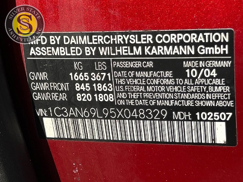 Used 2005 Chrysler Crossfire Limited image 23