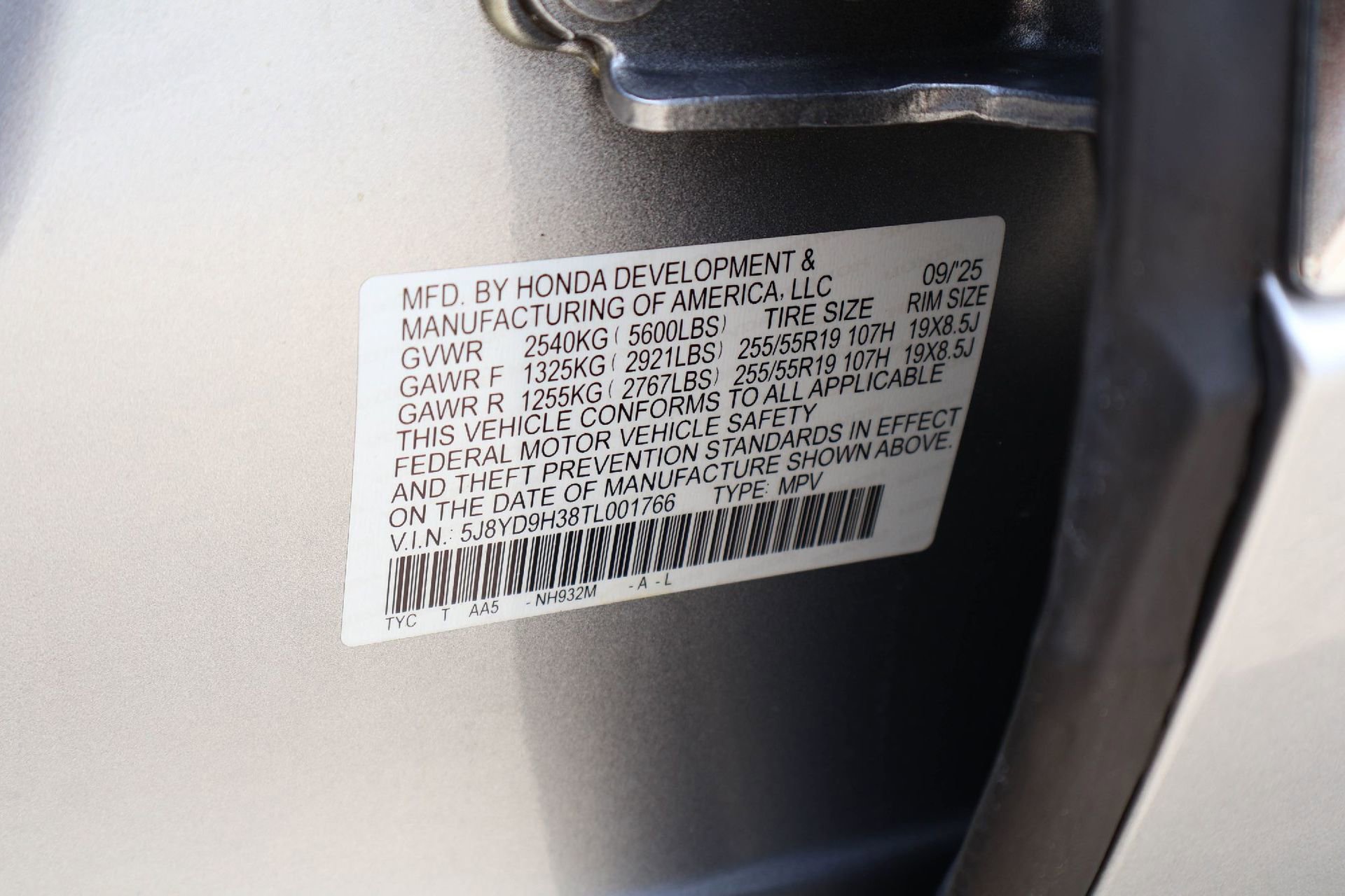 Certified 2026 Acura MDX FWD image 21