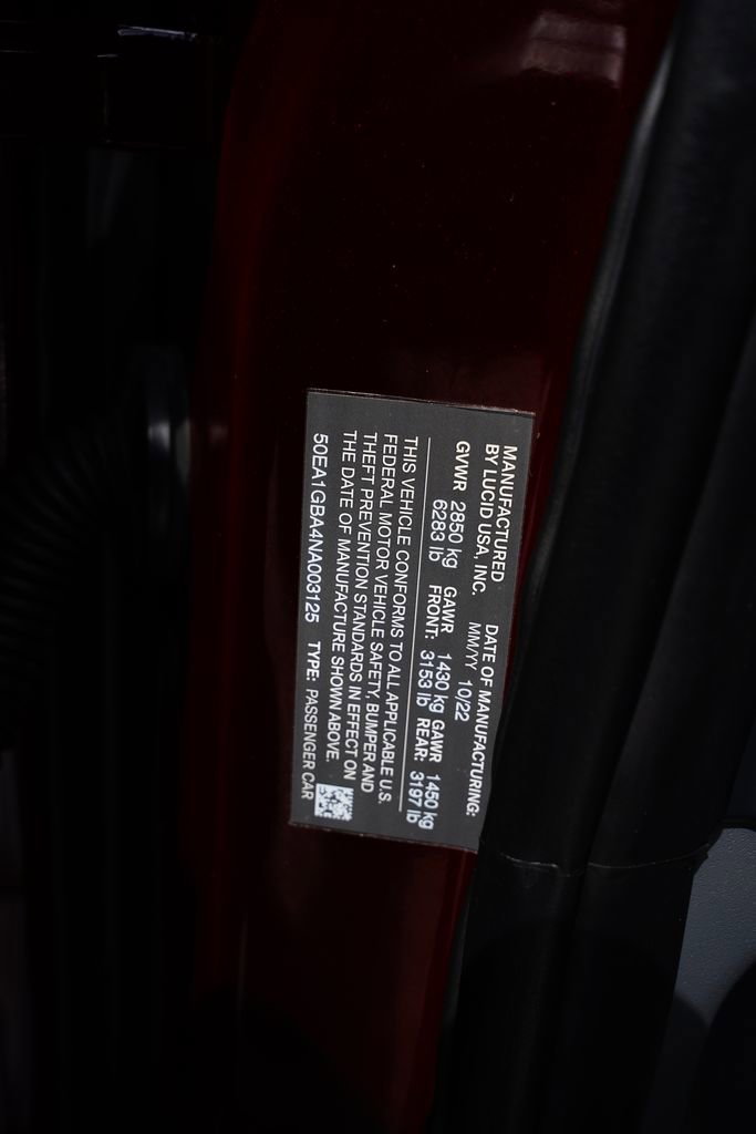 Used 2022 Lucid Air Grand Touring image 32