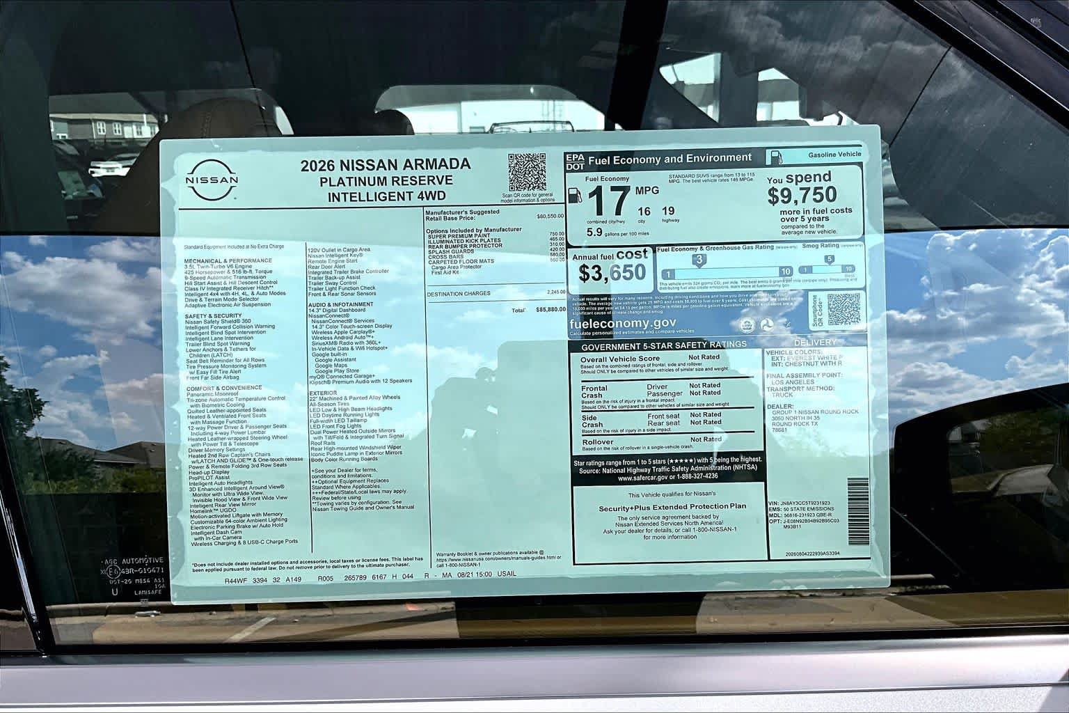 New 2026 Nissan Armada Platinum Reserve AWD/4WD image 19