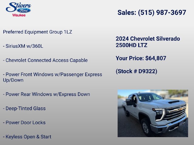 Used 2024 Chevrolet Silverado 2500 LTZ AWD/4WD image 8