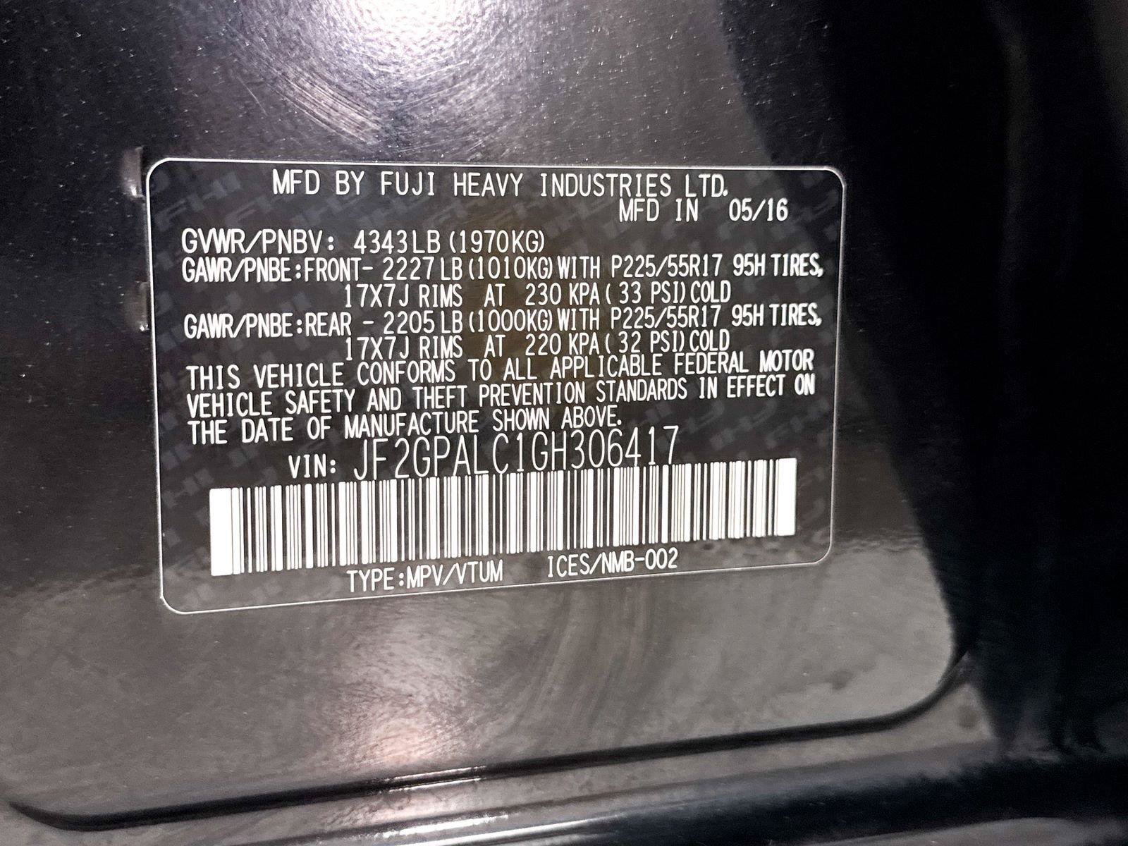 Used 2016 Subaru Crosstrek 2.0i Limited AWD/4WD image 32