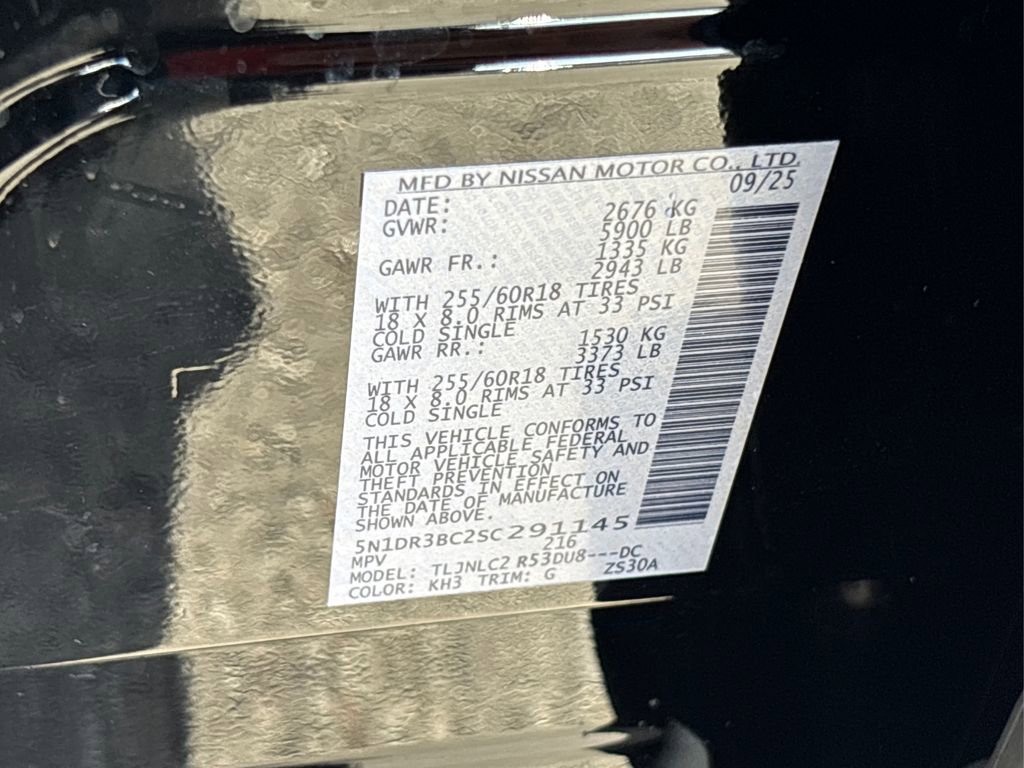 New 2025 Nissan Pathfinder SV w/ Black Appearance Package image 17